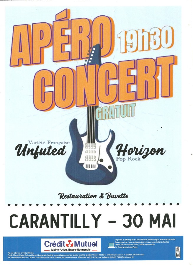 apero concert 30 mai 2026 Copier