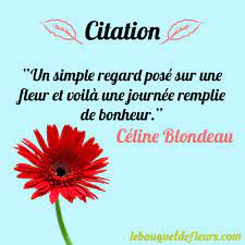 citation pour fleurissement